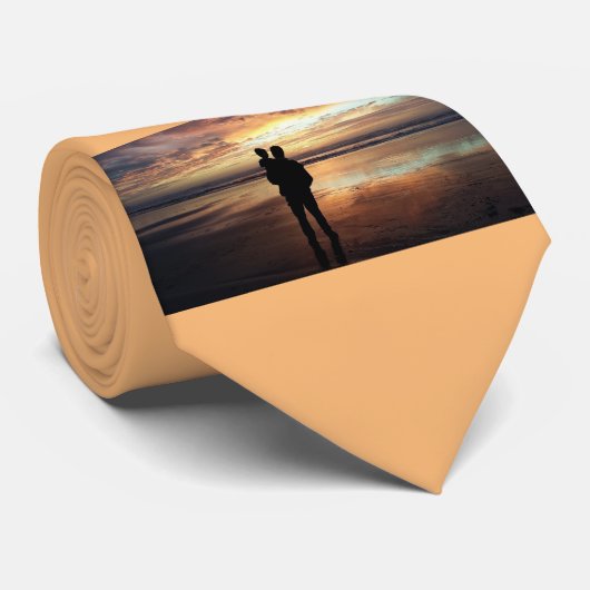 Vader met zoon Stropdas (Opgerold)