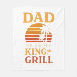 Vader, mijn eeuwige held - eerbetoon aan vaderdag fleece deken