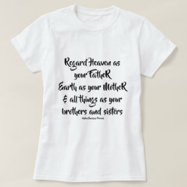 Vader, moeder, broers en zussen Proverb T-shirt