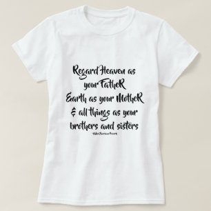 Vader, moeder, broers en zussen Proverb T-shirt