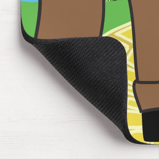 Vader Mousepad omdat hij geweldige dingen doet Muismat (Hoek)