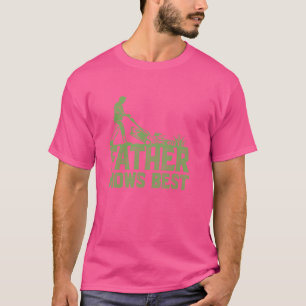 Vader Mows Beste Tuinman Vaderdag Tuinieren M T-shirt