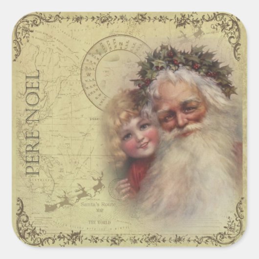 Vader Noel Santa Sticker (Voorkant)