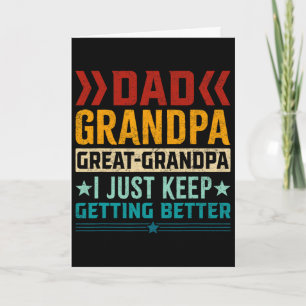 Vader Opa Oudoom Vaderdag Kaart