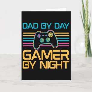 Vader Overdag Gamer 's Nachts Videogames Liefhebbe Kaart