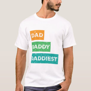 Vader Papa Aller Papa Vaderdag Design T-shirt