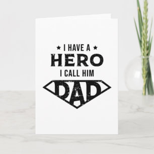 Vader Papa Papa Vaderdag Papa Grappig cadeau idee Kaart