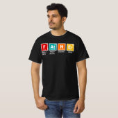 vader periodieke wetenschappen t-shirt (Voorkant volledig)