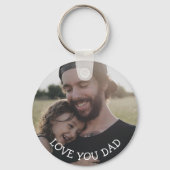 Vader, persoonlijk foto-Sleutelhanger Sleutelhanger (Voorkant)