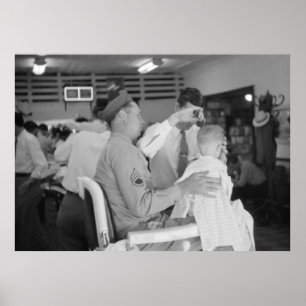 Vader Son Barber Experience 1940 Poster