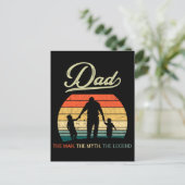 Vader Sons Gezegde Vader Dag Vader Briefkaart (Staand voorkant)