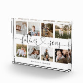 Vader Sons Heart Script | Fotoraster collage Fotoblokken (Rechts)