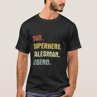 Vader superheld verkoper legende t-shirt