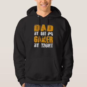 Vader tegen dag Gamer bij nacht 1 Hoodie