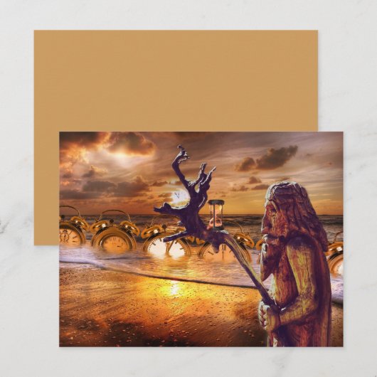 Vader tijd briefkaart (Voorkant / Achterkant)