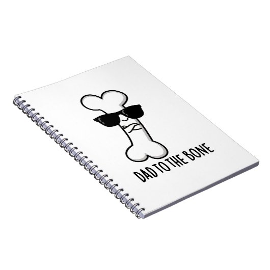 Vader tot op het bot Grappige anatomie grap  Notitieboek (Rechterzijde)