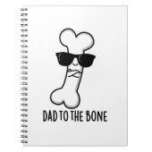 Vader tot op het bot Grappige anatomie grap  Notitieboek (Voorkant)