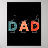 Vader Vaderdag Doof-stom Gebarentaal