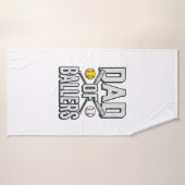Vader van Ballers Softbal en Honkbal Vintage T-shi Badhanddoek (Badhanddoek)