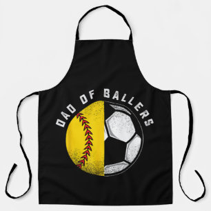 Vader van Ballers Vader Zoon Softbal Voetbal Spele Schort