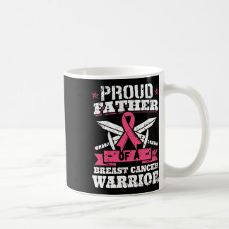 Vader van borstkanker krijger roze bewustzijn rib koffiemok