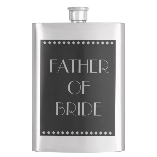 Vader van Bride Classic Flask Heupfles (Voorkant)