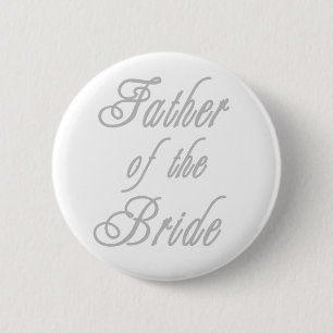 Vader van Bride Classy Grays Ronde Button 5,7 Cm
