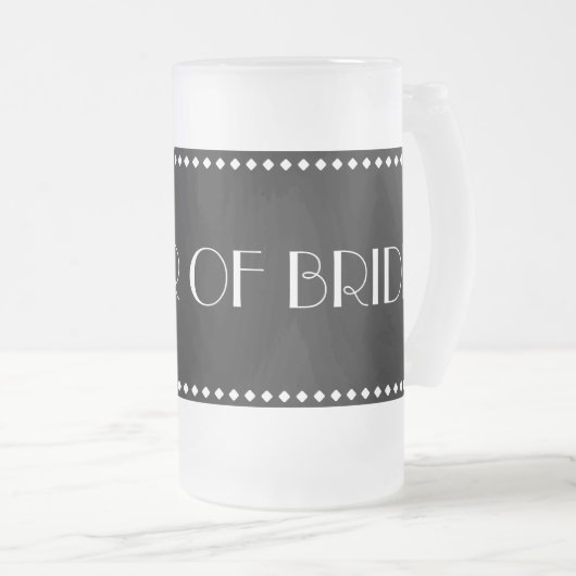 Vader van Bride Frosted Mok (Voorkant rechts)