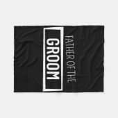 Vader van de Bachelor Party G Fleece Deken (Voorkant (Horizontaal))