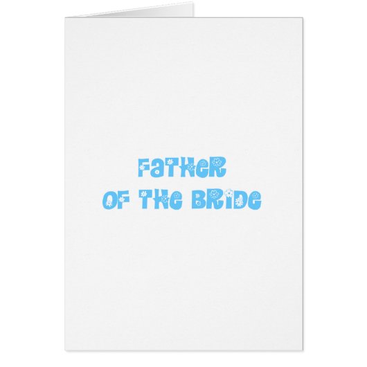 Vader van de Bride (Voorkant)