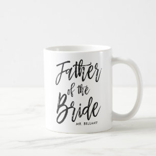 Vader van de Bride   Aangepaste bruiloft in Script Koffiemok