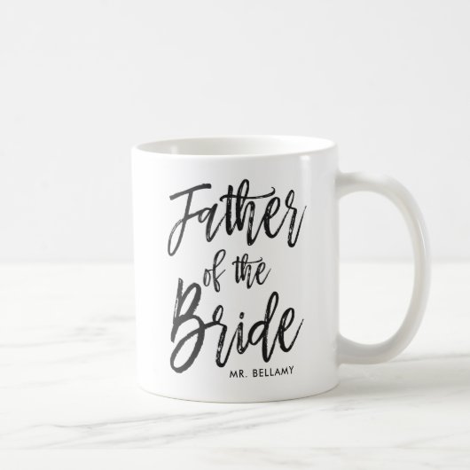 Vader van de Bride | Aangepaste bruiloft in Script Koffiemok (Rechts)