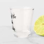 Vader van de Bride Black Custom Name Gift Wedding Shot Glas (Rechts)