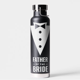 Vader van de Bride Black Wedding Waterfles