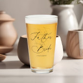 Vader van de Bride Chic Glas