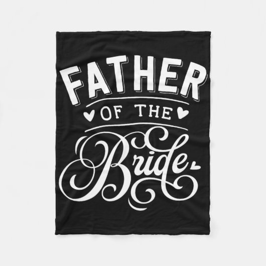 Vader van de Bride Fleece Deken (Voorkant)