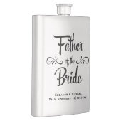 Vader van de Bride - Funny Wedding Party Gift Heupfles (Rechts)