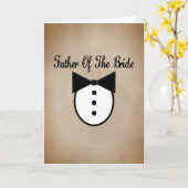 Vader van de Bride Kaart (Gele Bloem)