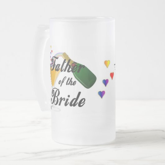 Vader van de Bride Matglas Bierpul (Voorkant links)