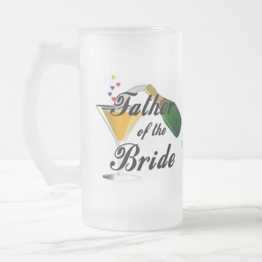 Vader van de Bride   Matglas Bierpul (Links)