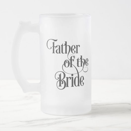Vader van de Bride Matglas Bierpul (Links)