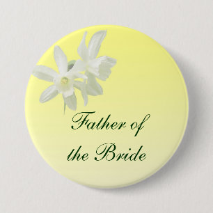 Vader van de Bride Pin Ronde Button 7,6 Cm