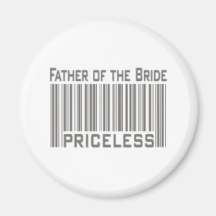 Vader van de Bride Priceless Magneet
