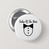 Vader van de Bride Ronde Button 5,7 Cm (Voorkant /achterkant)
