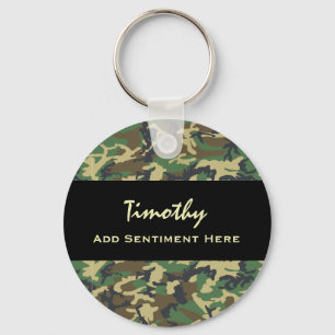 VADER VAN DE BRIDE V13 WOODLAND CAMO SLEUTELHANGER