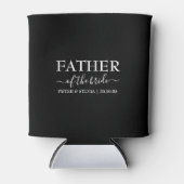 Vader van de bruid bruiloft feest gewoonte blikjeskoeler (Voorkant)