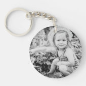 Vader van de bruid Custom Photo Sleutelhanger (Voorkant)