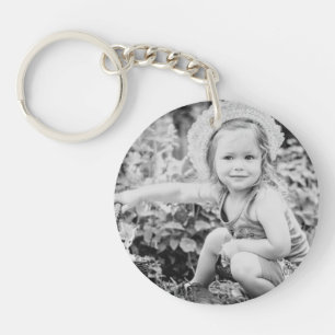 Vader van de bruid Custom Photo Sleutelhanger