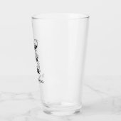 Vader van de bruid Custom Wedding Ouder Gift Glas (Links)