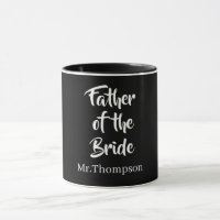 Vader van de bruid Custom Wedding Ouder Gift